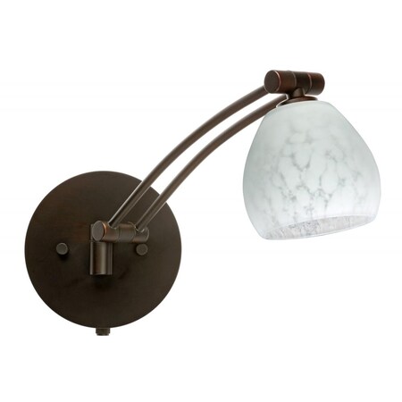 Besa Lighting Besa Wall Tay Tay Bronze Carrera 1x50W Halogen Gy6.35 1WW-560519-BR